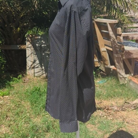 Geoffrey Bean Comfort Stretch Slim Fit Button Down men's shirt size 16 - Picture 3 of 5